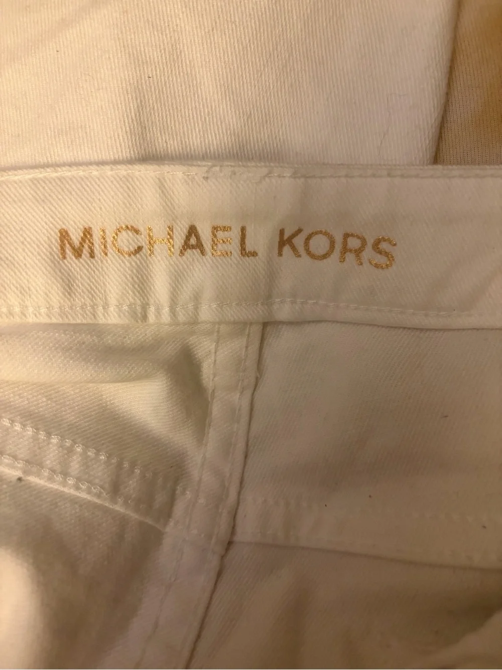 * New Michael Kors Selma White Flare Jeans SZ 8 Retail $135 *